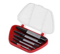 ANKROYU 5 PCS Broken Screw Extractor Set, GCR15 Tool Steel Damaged Bolts Remover with Left Hand Spiral Flute, 4 to 18 mm Removing Tool for Stripped Fasteners