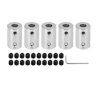ANKROYU 5 pezzi Set di accoppiamento in acciaio di alta qualità Set di accoppiatore flessibile Connettore accoppiatore da 6 mm 8 mm per strumenti di hardware di trasmissione meccan