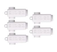 ANKROYU 5 pz. Tipo T Connettore Cavo Morsettiera a Vite Set Materiale ABS Resistente ad Alta Tensione per Cablaggio Elettrico Illuminazione Automobilistica Elettrodomestici 80A ZK