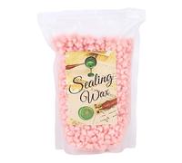 ANKROYU 500g Star Sealing Wax Beads Premium Fast Drying Easy Melt Wax for Wedding Invitations Envelopes Crafts 1160 Beads Per Bag (Pink)