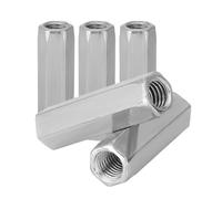 ANKROYU 5Pack M10X40/50mm Long Hex Rod Standoff Nuts Manicotti di Fissaggio Filettati E Distanziali Dadi Lunghi Manicotto Dado Dado Esagonale Dado di Fissaggio(M10*40)