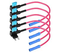 ANKROYU 5Pcs Adattatore per rubinetto del fusibile, rubinetto per fusibili del circuito, supporto fusibili per auto, Add-A-Circuit Portafusibile Micro(Mini)