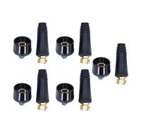 ANKROYU 5PCS Cavo di Saldatura Quick Connect Presa di corrente Connettore in Gomma In Ottone per Saldatrice Ad Elettrico Con Protezione A Gas 250400A 13mm di Diametro
