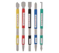 ANKROYU 5PCS Te-020 Coltello a Leva Per colla Per CPU, Scalpello a Leva Professionale, Spatola Per Strumento di Smontaggio, Pala in Plastica Per Smontaggio Per Telefono Cellulare