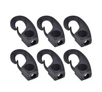 ANKROYU 6 Pezzi Kit di Attrezzatura per Ponte Kayak in Nylon, Ganci per Cinghie di Ancoraggio per Ammortizzatori di Ancoraggio, Accessorio per Canoa per Barche da Kayak