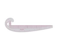 ANKROYU 6501 Curved Ruler High Accuracy Transparent Plastic Multifunctional Clothing Design Ruler for Sewing Pattern Tailoring Students Designers