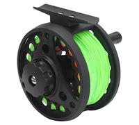 Ankroyu 75 mm bobina pesca a mosca, ruota rotazione in metallo, lega di alluminio alluminio BB con di altezza per la pesca nel rocker roccia in roccia