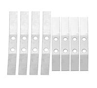 ANKROYU 8 PZ IN ACCIAIO ASSE POSTERIORE MOLLA A BALESTRA RC AUTO KIT DI ACCESSORI MOLLA A BALESTRA IN METALLO DUREVOLE DI ALTA QUALITÀ PER WPL D12 1/10 RC CAMION ARGENTO 41MM 35MM