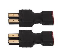 ANKROYU Adattatore connettore femmina-maschio T, 2 pezzi, adattatore per batteria RC in rame di alta qualità, ad alta sicurezza, leggero, per modelli di auto, aerei e navi telecoma