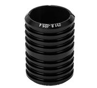 ANKROYU Adattatore Shim anodizzato in Lega di Alluminio Shim in Bicicletta per Bici da 25,4 mm a 31,8 mm per Accessori per Biciclette per Biciclette per Mountain Bike Resistenti al (Nero)