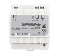 ANKROYU Alimentatore Switching Montaggio su guida Din Convertitore CA/CC a uscita singola da 60 W 24 V Fonte di alimentazione compatta ed efficiente affidabile per apparecchiature