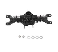 ANKROYU Alloggiamento assale anteriore universale in lega di alluminio per auto RC crawler 1/18, parte di aggiornamento in metallo resistente con pacchetto di accessori