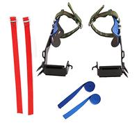 ANKROYU Artiglio per Arrampicata sugli Alberi, Professionale, in Acciaio Inossidabile 304 Resistente, con Pedali Antiscivolo, per Sport all'Aria Aperta, Alpinismo, arboricoltori, 1 (Due Denti)