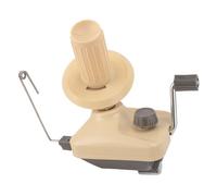 ANKROYU Avvolgitore manuale a sfera di filato Avvolgitore manuale compatto e silenzioso per filato per maglieria per maglieria fai-da-te Tessitura plastica metallo Artigianato dome (Grigio)