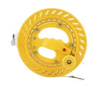ANKROYU Avvolgitore Professionale per Mulinello da Aquilone in ABS con Linea da 200 m Ruota da 20 cm Strumento Leggero e Durevole per Far Volare l'aquilone per attività all'aperto (Ruota Piena Gialla