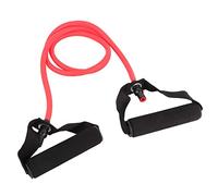 ANKROYU Bande di resistenza impostate per allenamento per estese yoga tubi in lattice con manici per la palestra di palestra attrezzatura per il fitness per uomini donne che costru (Nero) (Rosso)
