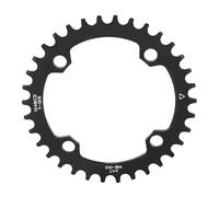 ANKROYU Bici che corina rotondo a fondo stretto dente in alluminio in lega di montagna in lega montuosa a tana a motore a velocità singola Trasmissione a potenza morbida per arrugg (NERO)