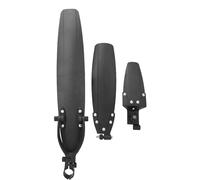 ANKROYU Bike Mountain Bicycle Mudguard Release Quick Release Retro Regolabile Fit Universale in plastica Durevole in plastica Nera da 52 cm La Parte Posteriore da 58 cm Include Ki