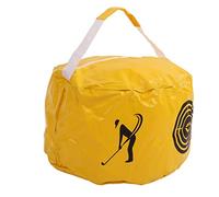 ANKROYU Borsa da Golf per Allenamento dello Swing, Borsa da Pratica in PVC Impermeabile con Superficie Liscia e Cerniera, Ideale per Principianti, Attrezzatura Resistente per l'all (Gialla)