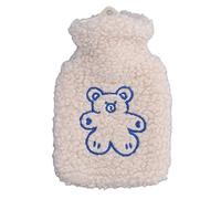 ANKROYU Borsa Dell'Acqua Calda Portatile, Borsa Dell'Acqua Calda in Peluche, Borsa Dell'Acqua Calda da Viaggio Borsa Dell'Acqua Calda con Fodera in PVC da 500 Ml con Copertura in Peluche(C)
