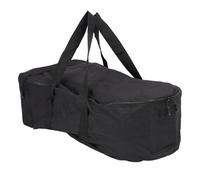 ANKROYU Borsa di stoccaggio dell'esca da pesca portatile impermeabile 1000D Oxford Attrezzatura di stoffa di trasporto universale per gli appassionati di pesca durevoli grandi capa (Camuffare) (Nero)