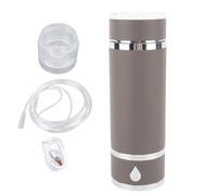 ANKROYU Bottiglia d'acqua di idrogeno Tecnologia SPE PEM 1200 1600ppb Generatore di acqua ricca di idrogeno Tazza isolata in acciaio inossidabile per salute e benessere Capacità 42 (Caffè grigio)