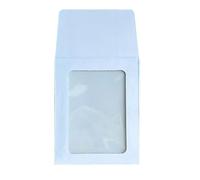 ANKROYU Buste proteggi carte trasparenti di dimensioni standard, stile busta, copertina per carte da baseball, blu, design fai da te, materiale cartaceo ad alta trasparenza, per co