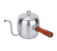 ANKROYU Caffettiera professionale in acciaio inox, teiera, bollitore con beccuccio lungo, qualità alimentare 304, resistente alla ruggine, manico ergonomico, design a versamento le (500 ml)