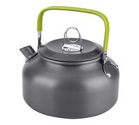 ANKROYU Caffettiere portatile da 800 ml di caffettiera portatile per campli per campeggio teatrale da picnic barbecue realizzato in lega di alluminio di alta qualità durevole per i