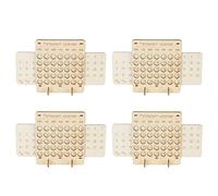 ANKROYU Calendario in legno fai -da -te Toying Science Toying a mano per bambini Strumento di apprendimento della casa per bambini con 12 assi materiale in compensato durevole 19,5