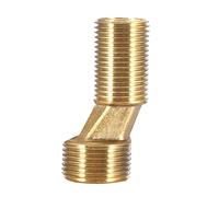 ANKROYU Capezzolo esa esagonale in ottone, 3/4 in × 1/2 nel raccordo del tubo NPT, connettore del tubo d'acqua solido per i rubinetti Accessori idraulici
