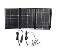 ANKROYU Caricatore a pannello solare pieghevole in silicio monocristallino 60W Ricarica intelligente ad alta efficienza Protezione multistrato per campeggio Escursionismo Avventure