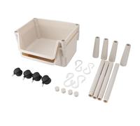 ANKROYU Carrello di utilità mobile rotolamento carrello moderno stile semplice in stile semplice design grande capacità con ruote per il bagno da cucina soggiorno bianco materiale (2 strati)
