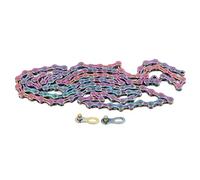 ANKROYU Catena per mountain bike a 11 velocità Catena da ciclismo cava cava leggera durevole ad alte prestazioni per bici da strada Acciaio ad alto tenore di carbonio Colorato 365g