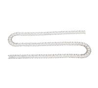 ANKROYU Catena scintillante di strass a doppia, finiture decorative scintillanti per accessori di abbigliamento fai da te, scarpe, abiti, larghezza 1,5 cm e lunghezza 1 metro