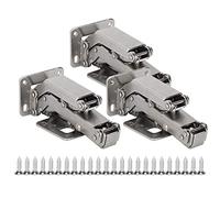 ANKROYU Cerniere per porte 165 Cerniere a scomparsa regolabili per carichi pesanti da 180 gradi per armadietti da cucina per guardaroba, mobili TV, librerie con viti incluse, mater