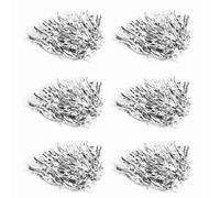 ANKROYU Cheerleader Pom Poms 6 Pack Colori vibranti Accessori per la danza di allegria resistente di alta qualità per eventi sportivi Performance di squadra Golden Silver Blue Gree (Argento)