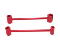 ANKROYU Chiave per la regolazione dello spazio della cerniera della porta in acciaio inossidabile da 2 pezzi, chiave a doppia testa per la riparazione della porta e la manutenzione