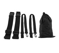 ANKROYU Cintura di Reazione di velocità Cintura da Allenamento difensiva per Basket Fettuccia in Nylon Agilità Professionale Forza Potenza per Atleti Calcio Basket Nero Set da 4 PE