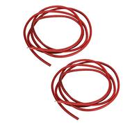 ANKROYU Cintura per macchina da cucire 2 pezzi in pelle di vacchetta premium, parti di ricambio resistenti e durevoli per il pedale domestico, macchine da cucire vecchio stile come (Rossa)