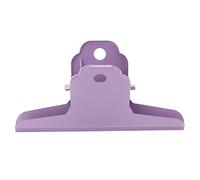 ANKROYU Clip in metallo Impugnatura extra forte Clip per cartelle da ufficio in ferro di grandi dimensioni e durevole per l'organizzazione di documenti, foto, ricette per l'home of (Viola)