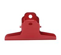 ANKROYU Clip in metallo Impugnatura extra forte Clip per cartelle da ufficio in ferro di grandi dimensioni e durevole per l'organizzazione di documenti, foto, ricette per l'home of (Rossa)