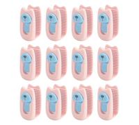 ANKROYU Clip per Piumini Fissaggi con pipì in Basso Verso Il Basso Le Clip trapunte impediscono Il mutamento del mutamento per Un Materiale plastico di Sonno Comodo Sicuro 12 PCS (ROSEO)