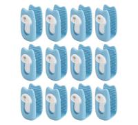 ANKROYU Clip per Piumini Fissaggi con pipì in Basso Verso Il Basso Le Clip trapunte impediscono Il mutamento del mutamento per Un Materiale plastico di Sonno Comodo Sicuro 12 PCS (Blu)
