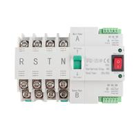 ANKROYU Commutatore di trasferimento automatico a doppia alimentazione 100A 4P Selettore elettrico ad alte prestazioni per uso commerciale domestico con contatti in argento Custodi