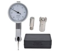 ANKROYU Comparatore di precisione Graduazione 0,01 mm Costruzione in acciaio Design con clip a coda di rondine Campo di misurazione 0 a 0,8 mm per la calibrazione di apparecchiat