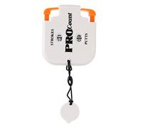 ANKROYU Contatore di punteggio da Golf Portatile, Mini Dispositivo per Il conteggio dei Colpi con Reset a Un Tocco, Doppio Dispositivo di punteggio con Cordino per Giocatori di Gol (Bianco Arancione)