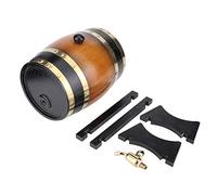 ANKROYU Contenitore per fusti di stoccaggio in stile retrò per vino in legno di quercia di grande capacità da 3 litri per la casa Bar Ristorante Hotel Cafe Whisky Brandy Tequila