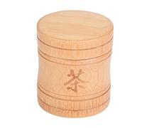 ANKROYU Contenitore per tè Sfuso in bambù Portatile Multifunzione, Contenitori per tè Fatti a Mano Che Possono Anche Essere Contenitori per Contenitori per caffè