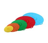 ANKROYU Coperchi per guarnizione di aspirazione in silicone da 5 pezzi set al microonde per alimenti sicuri coperchi per coppa per coppetto per per casa usi la lavastoviglie BPA f